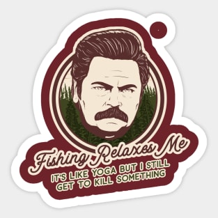 Swanson Fishing Sticker